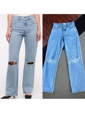 Abercrombie & Fitch High Rise Loose Jeans